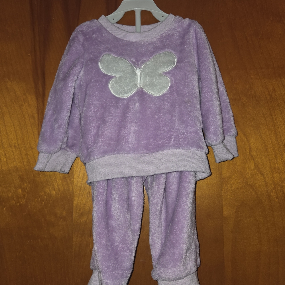Purple Butterfly Kids Pajamas